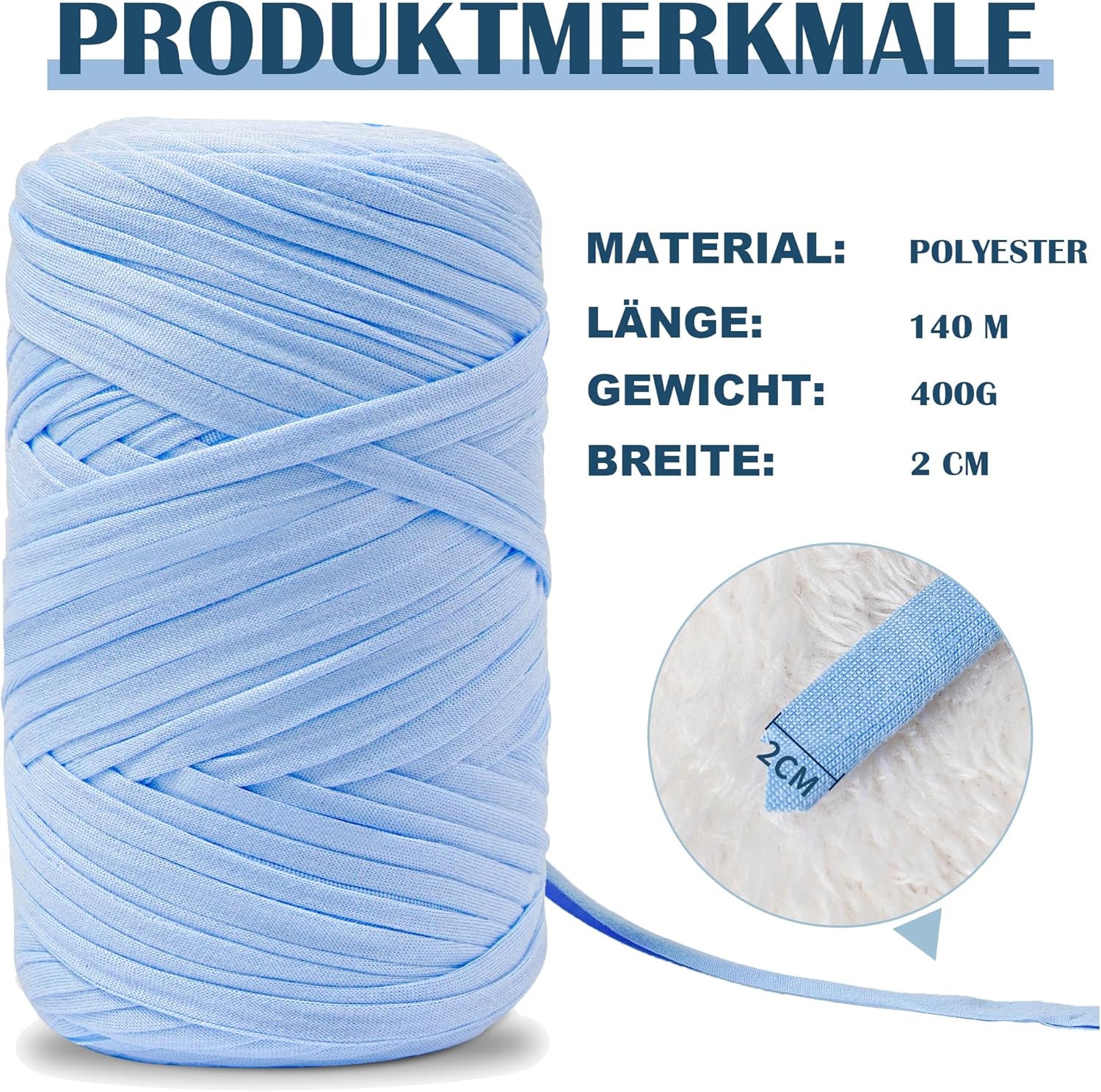 Thumbnail 1 de iEGrow T-Shirt Garn 400 g Milkweiß