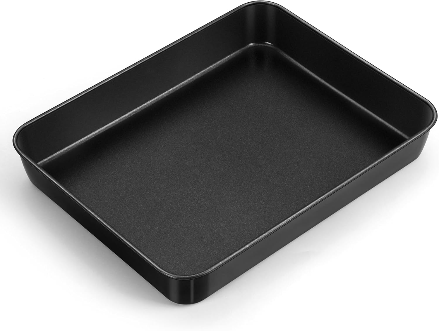 HaWare Antihaft Backblech aus Edelstahl – tiefes Rechteck-Backblech 31,6 × 24,6 × 5 cm für Brownies, Lasagne und Aufläufe