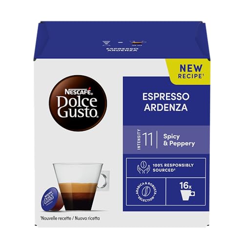 Detalle de NESCAFÉ DOLCE GUSTO Espresso Ardenza Caffè – 96 Capsule compatibili per Dolce Gusto