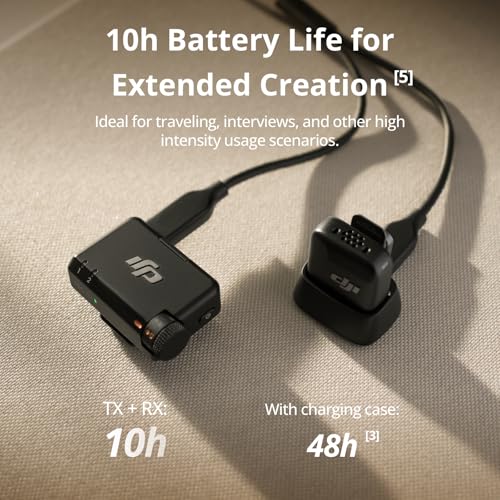 Detalle 2 de DJI Mic Mini (2 TX + 1 RX): Ultralight, Detail-Rich Audio for On-Camera Use