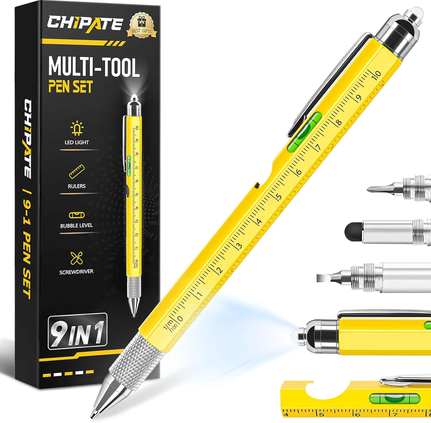 Thumbnail 5 de Chipate 9-in-1 Multi Tool Pen — a practical gift for him