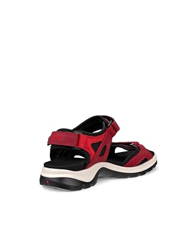 Detalle de ECCO Damen OFFROAD YUCATAN Brick/Rot 40 – Allround-Sandal mit RECEPTOR-Technologie