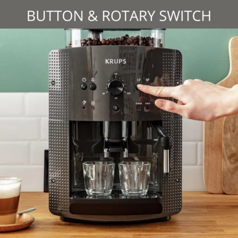 Detalle 2 de Krups Essential Cafetera automática 15 bares