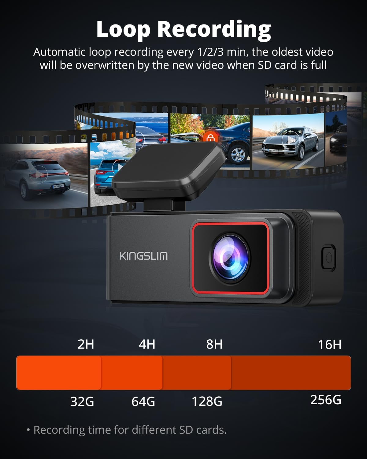 Thumbnail 5 de Kingslim D4 Dash Cam 256GB