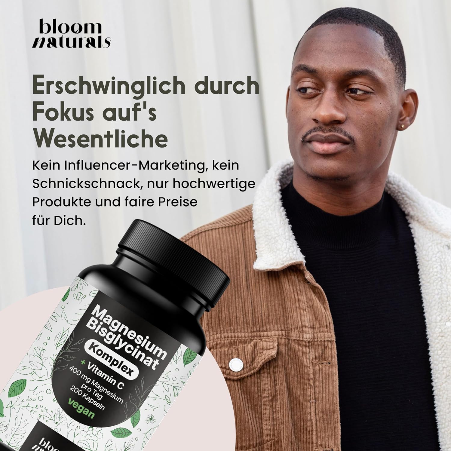 Detalle 1 de Magnesium Komplex hochdosiert 400 mg täglich