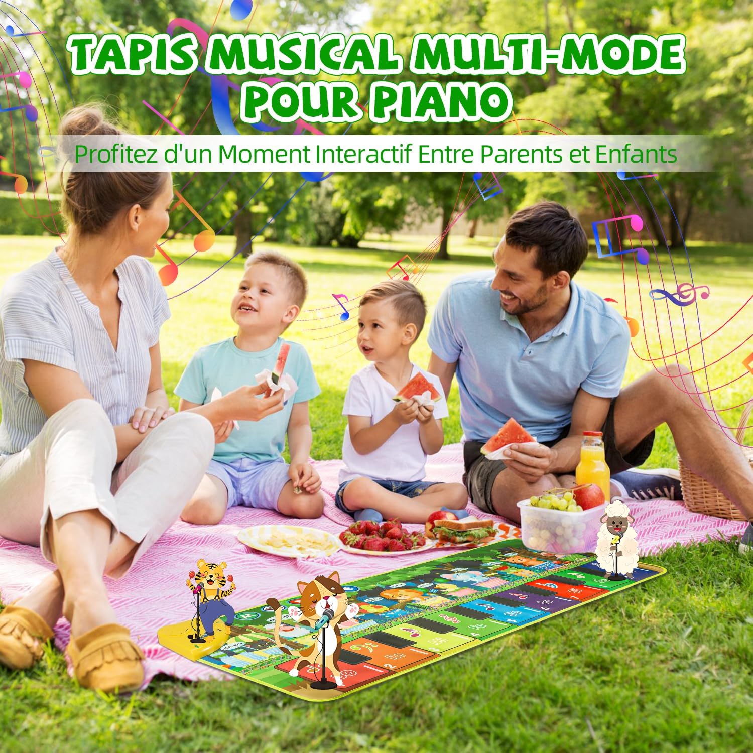 Thumbnail 5 de Carehabi Tapis Piano 110×43 cm 🎹