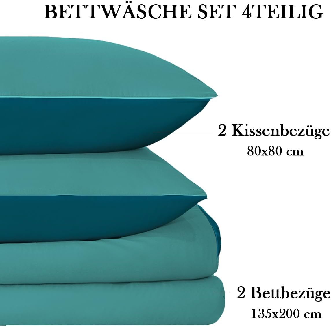 Thumbnail 5 de Nesture Bettwäsche 135x200 Wendebettwäsche 4‑teilig