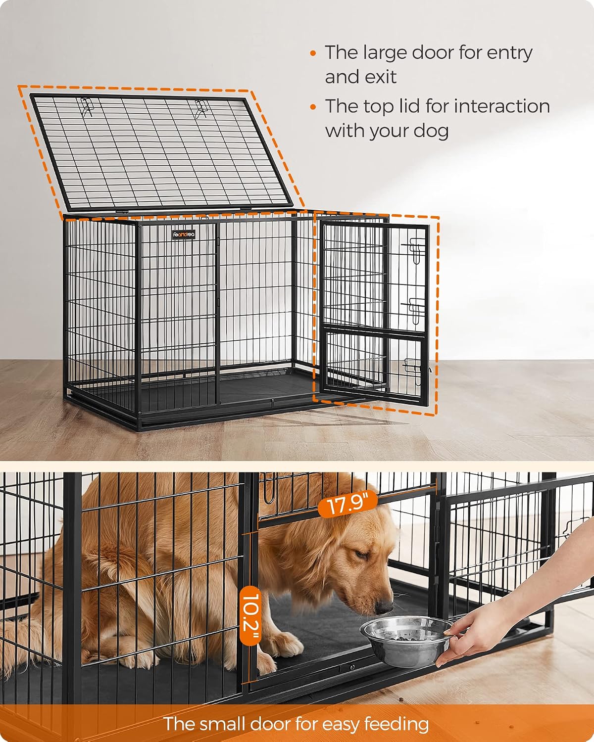 Thumbnail 5 de Feandrea Dog Crate, 48-Inch