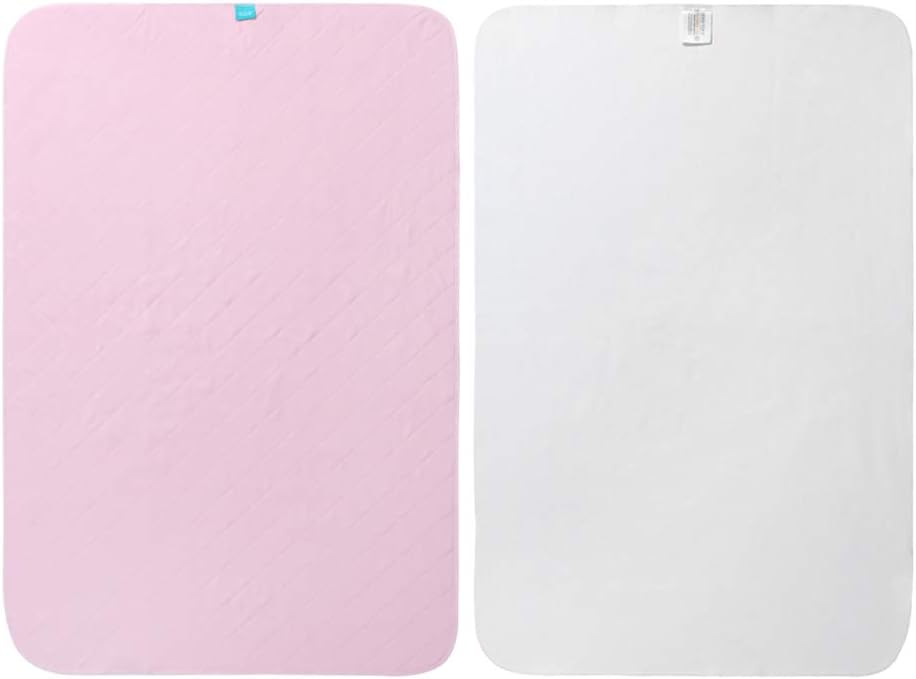 Thumbnail 2 de Beedsooth set di 2 traverse impermeabili rosa 86x132 cm, assorbenza alta e lavabili