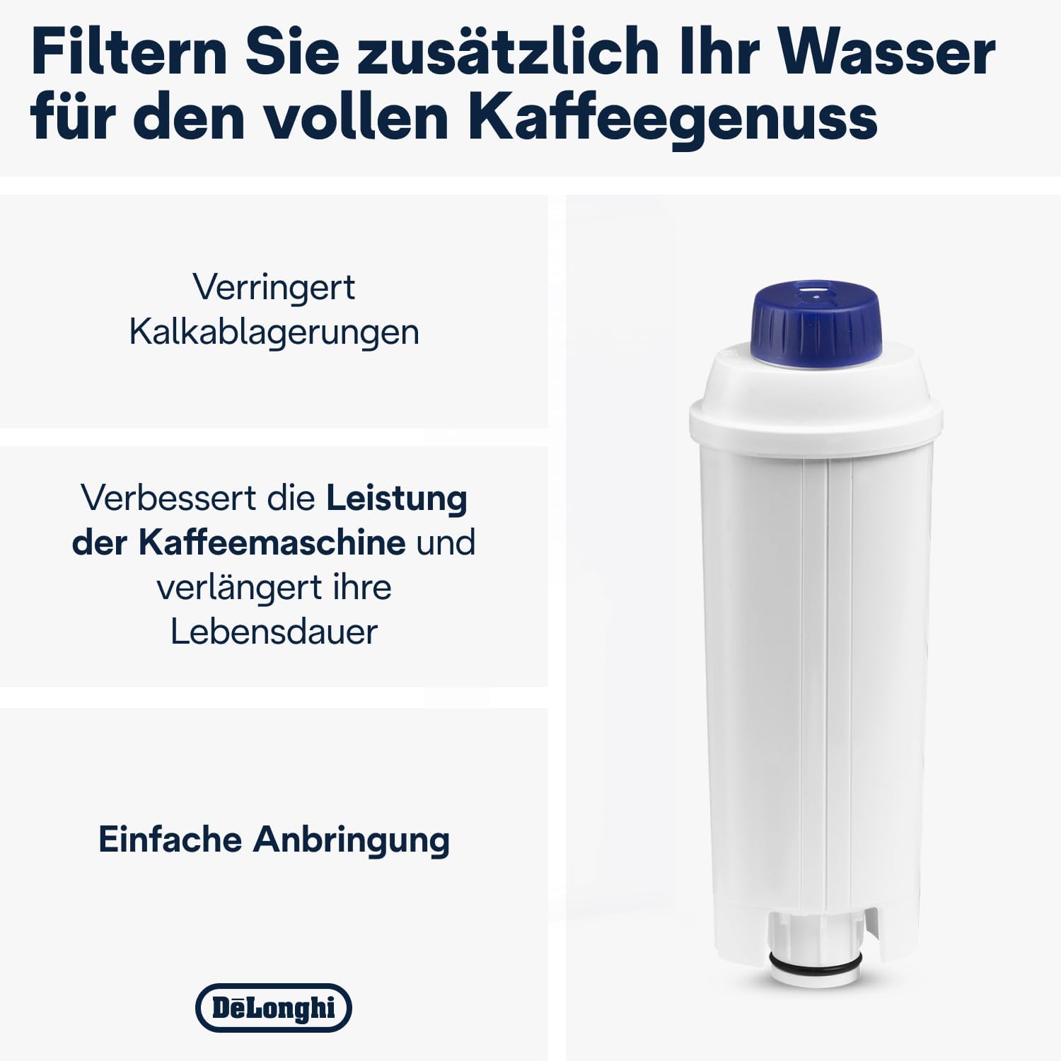 Detalle 2 de De'Longhi DLSC002 Wasserfilter 0,5 L