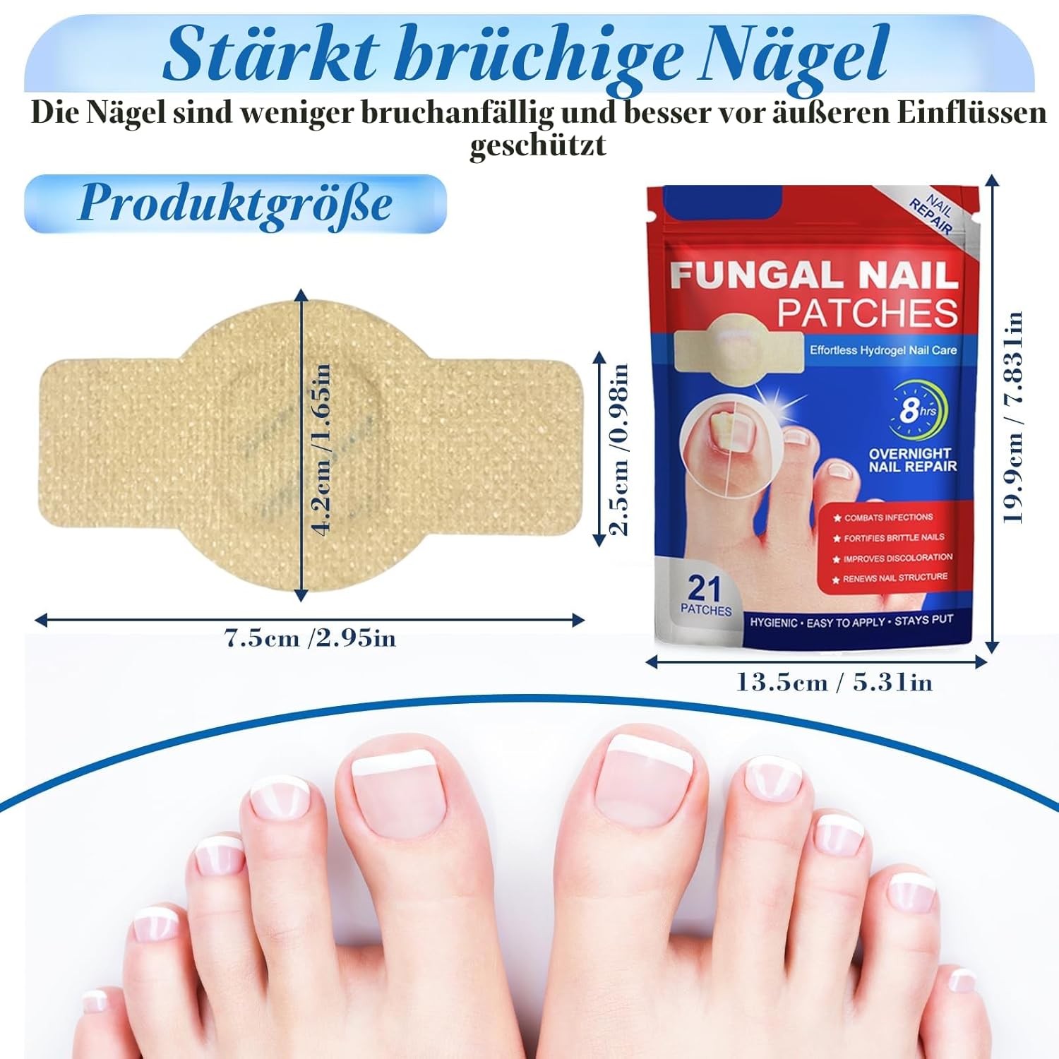 Thumbnail 4 de Funthy 21 Nagelpilz-Patches đ