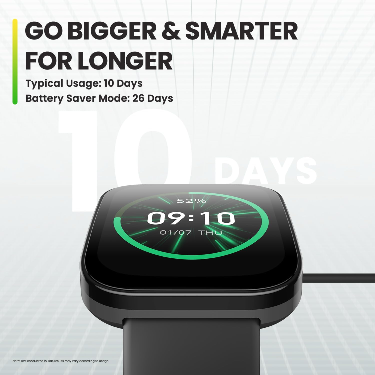 Detalle de Amazfit Bip 5 Smart Watch (46mm) with Bluetooth Calling, Alexa Built-in and GPS – Pink