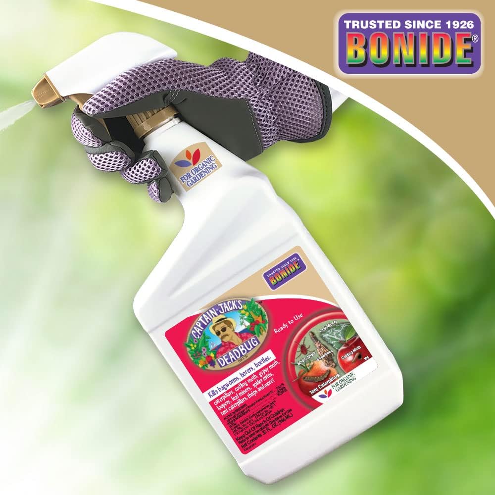 Detalle de Bonide Captain Jack's Deadbug Brew Ready-to-Use Spray (32 oz) — Organic Outdoor Insecticide & Mite Killer