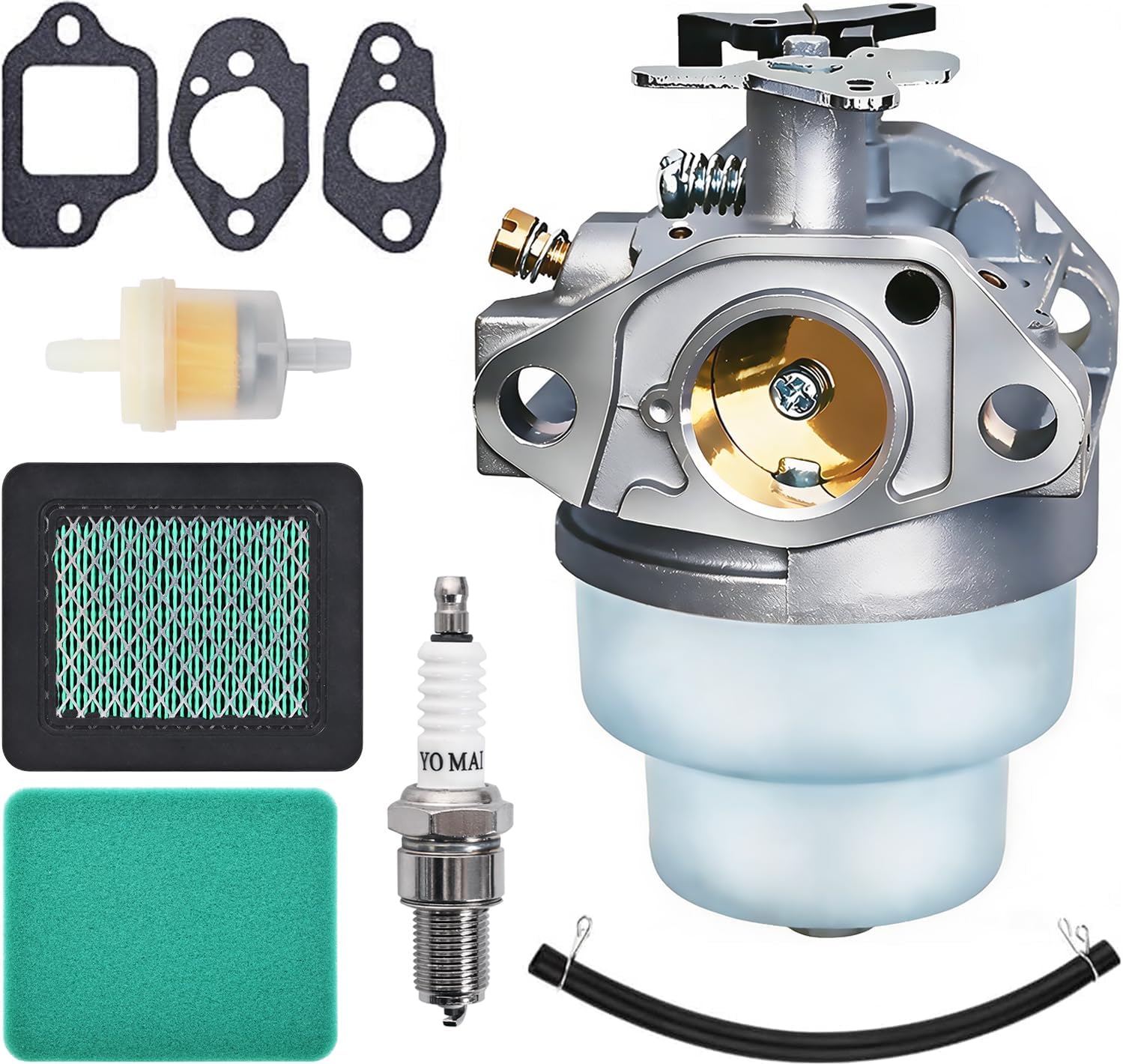Detalle de Vergaser-Set für Honda GCV160-OHC, GCV160 GC160 und GCV135 – JRISBO 9-in-1 ErsatzteilKit