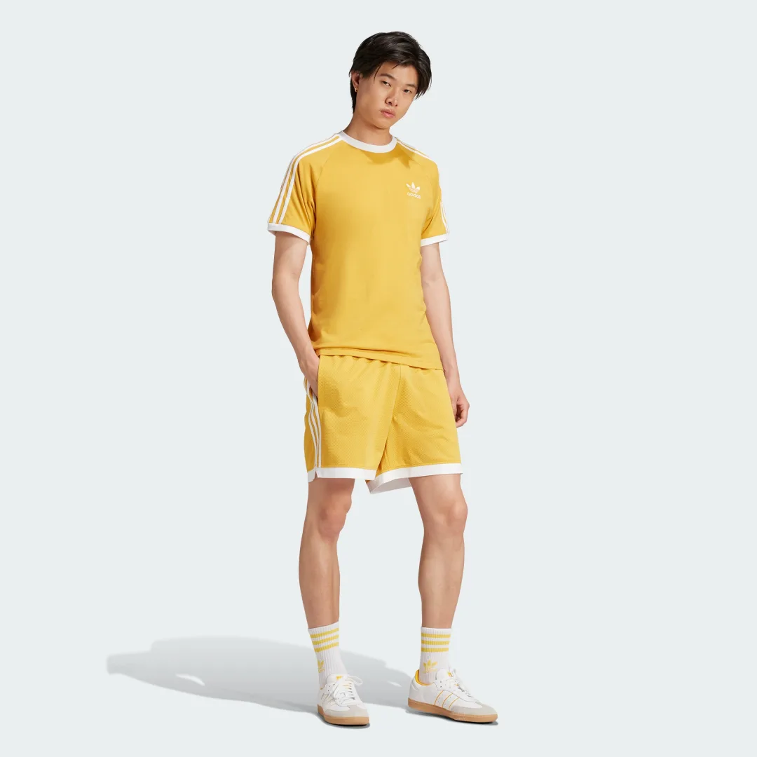 Thumbnail 2 de Camiseta Adicolor Classics 3 Stripes en Amarillo de Adidas