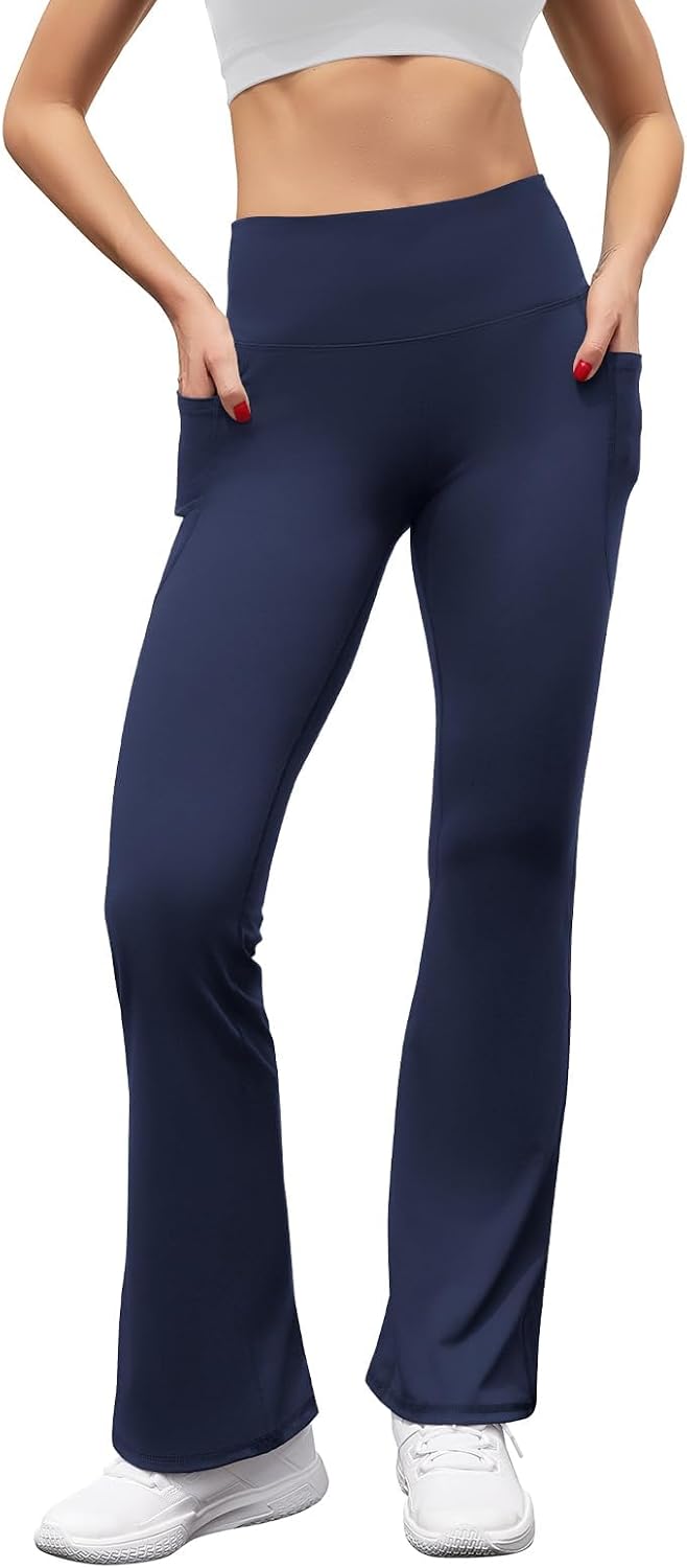 Thumbnail 3 de Glacspyg Damen Yogahose mit Taschen – High Waist Bootcut & Jogginghose für Freizeit und Sport