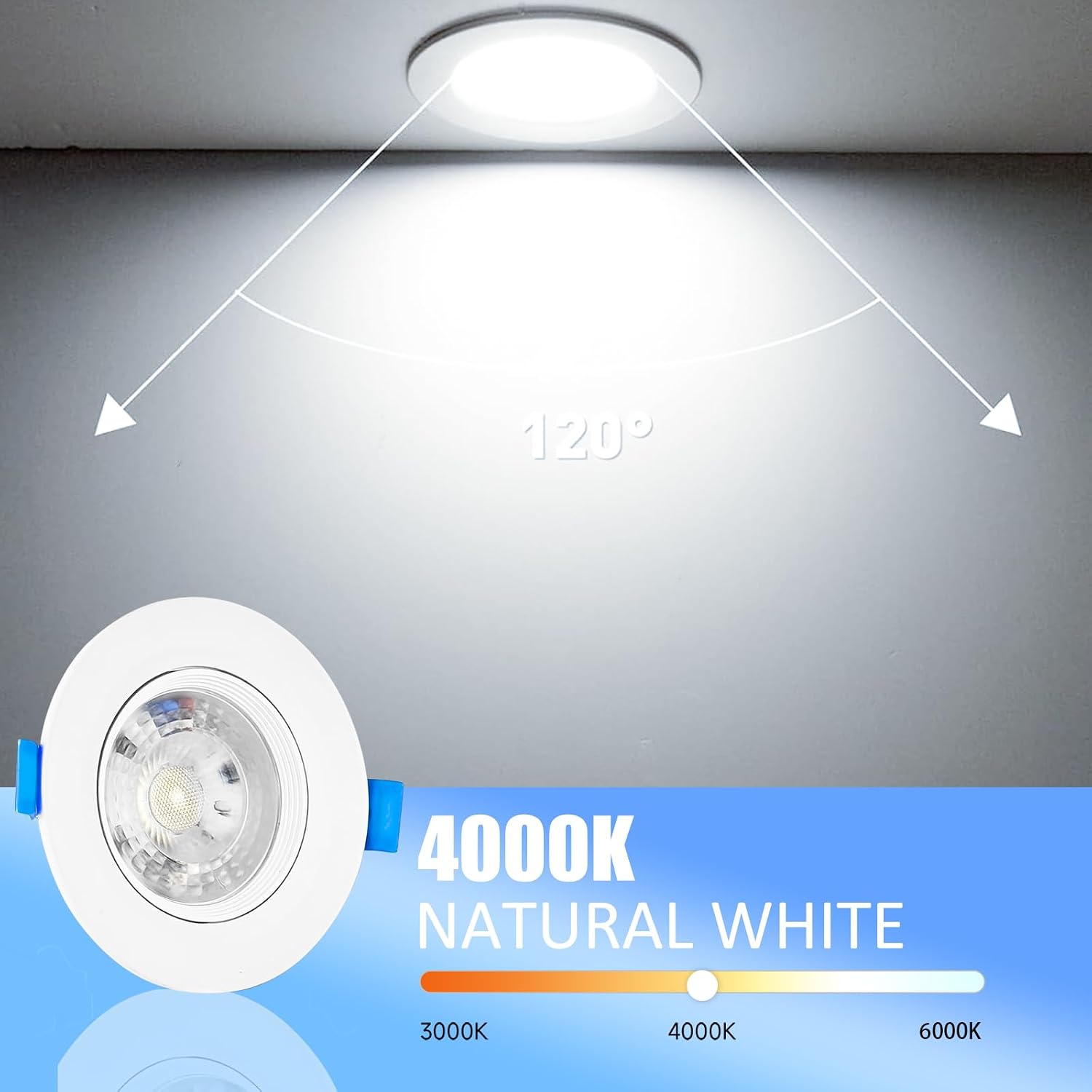 Detalle 2 de Cinsenten Einbaustrahler LED 5W 500lm 4000K