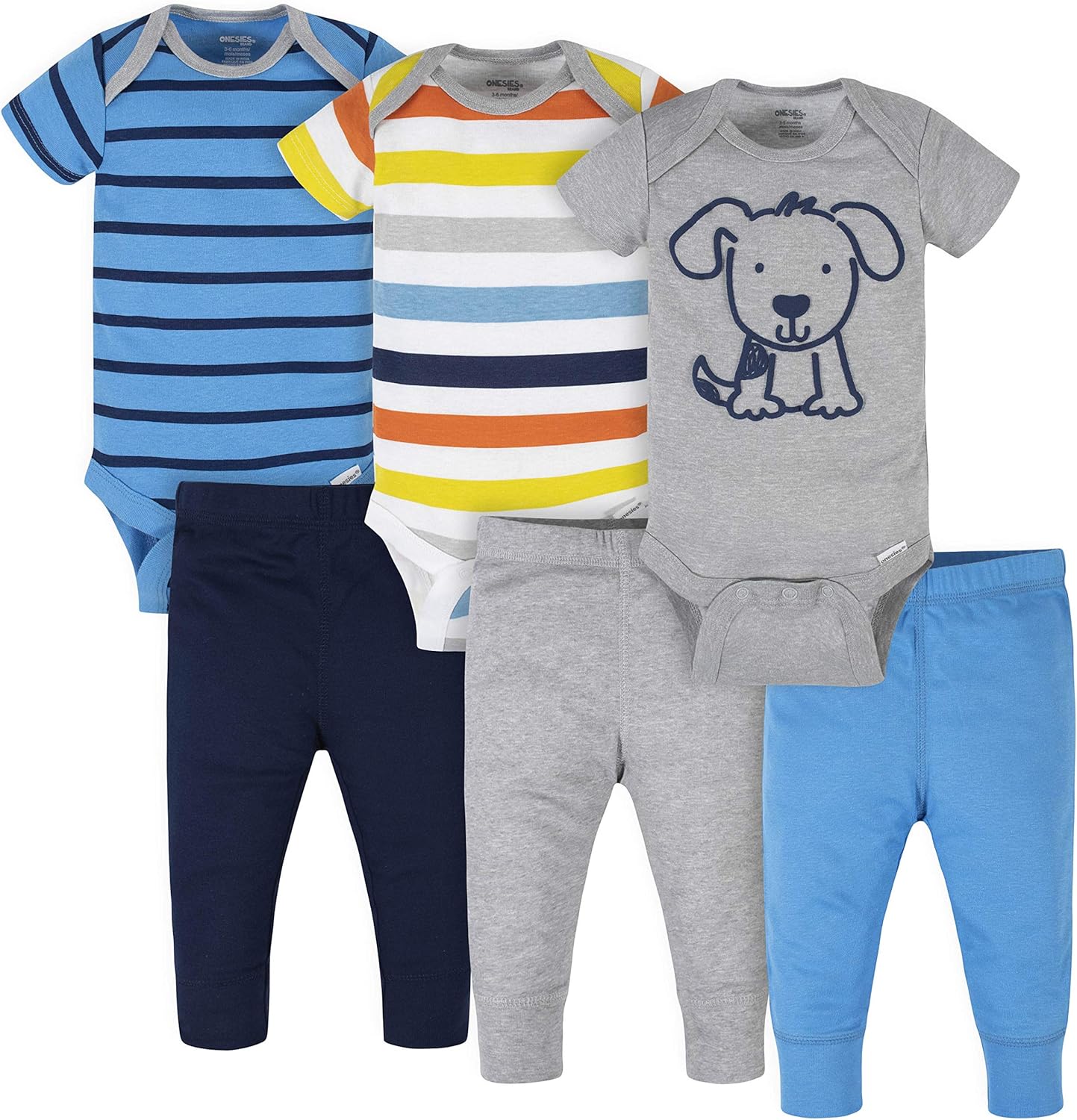 Detalle de Onesies Brand Set di 3 completi unisex per neonati – da neonato a 12 mesi