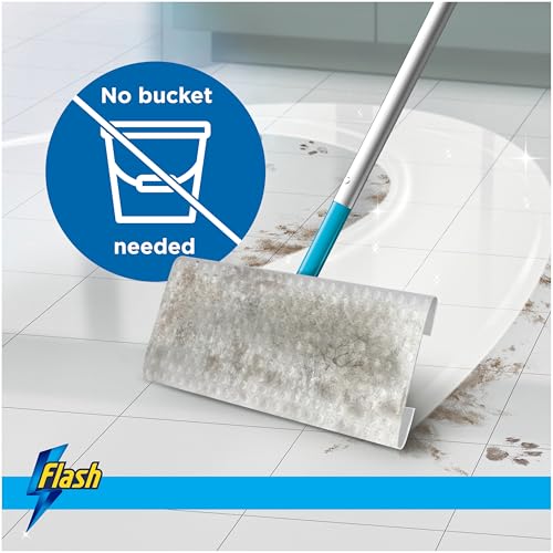 Detalle de Flash Speedmop Wet Mop Floor Cleaner Wipes – 96 Lemon Pads for Speedmop System