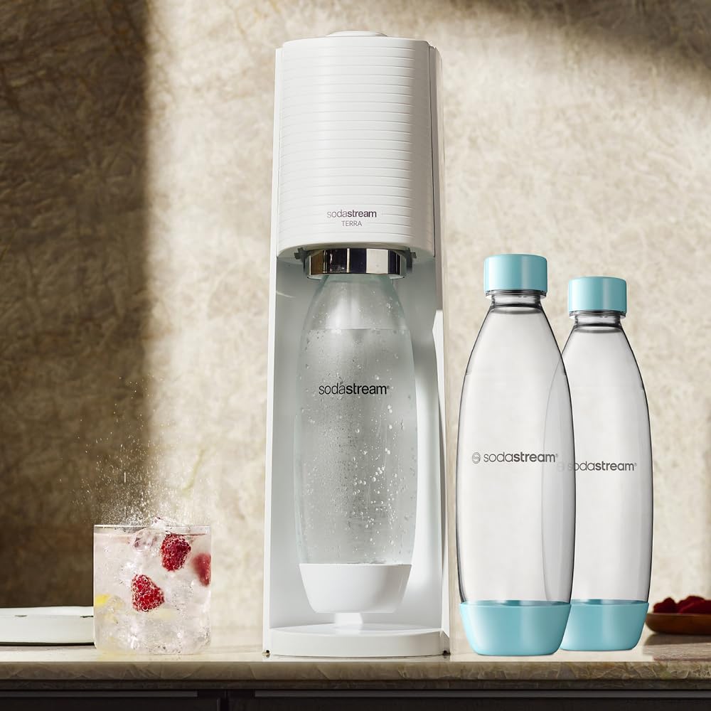 Thumbnail 3 de Sodastream Fuse Fresh Blu – 2 bottiglie d’acqua da 1 L, lavabili in lavastoviglie, compatibili con DUO, Terra, E-Terra, Art, Gaia, Spirit, One Touch, Genesis, Source, Power e Play
