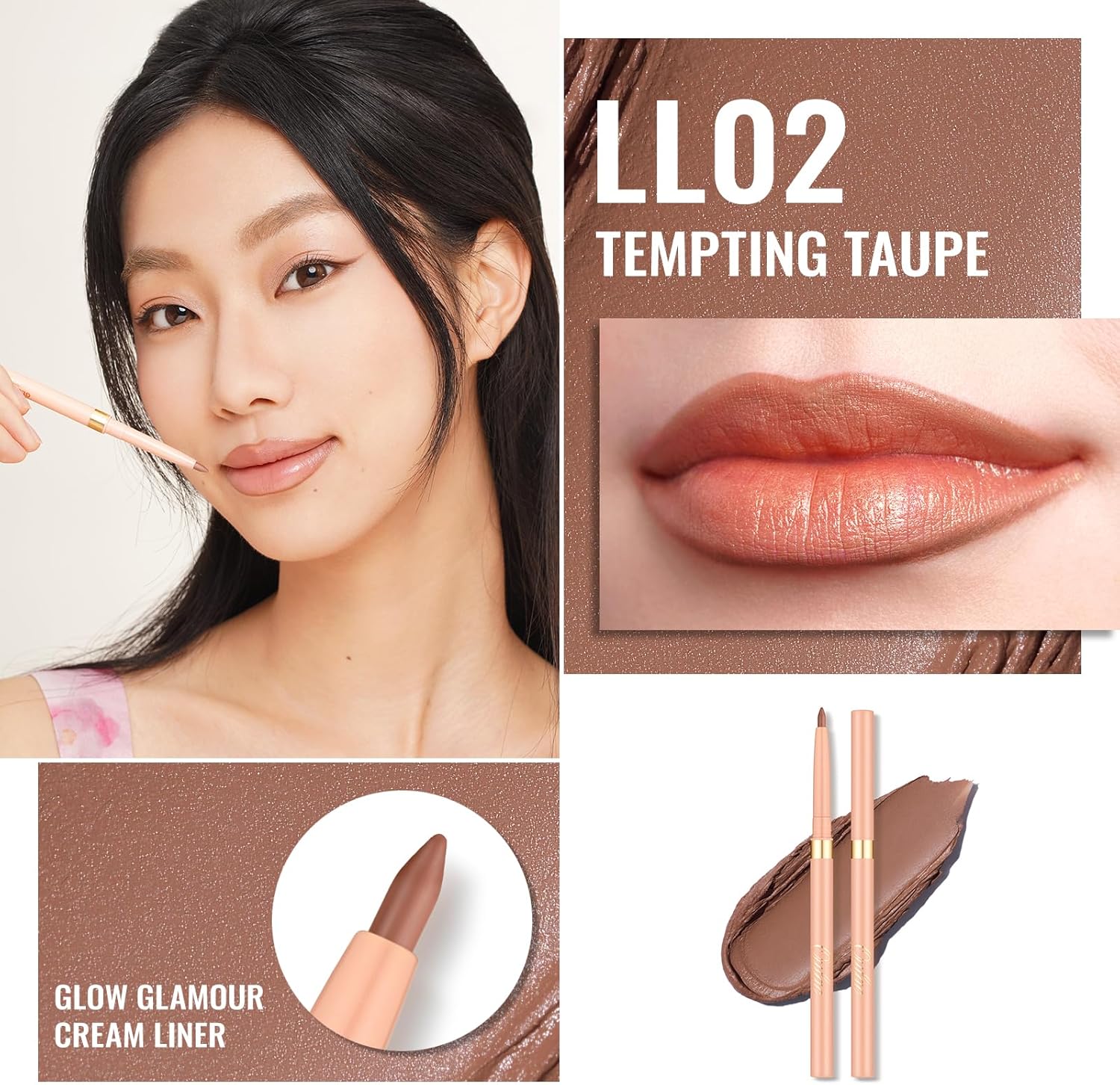 Detalle de OULAC Matte Lip Liner Set 24H