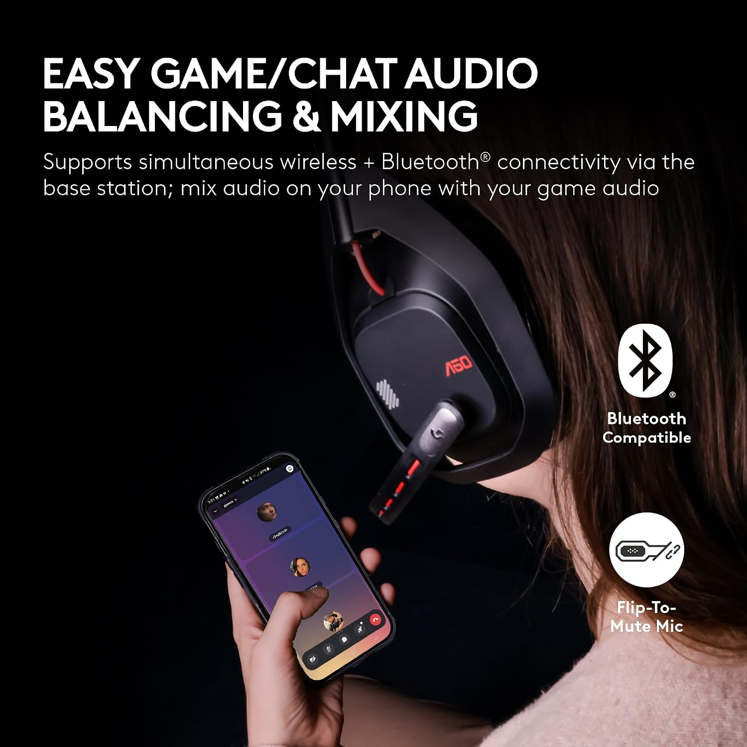 Detalle de Logitech G Astro A50 Wireless Gaming Headset (Multi-Platform)