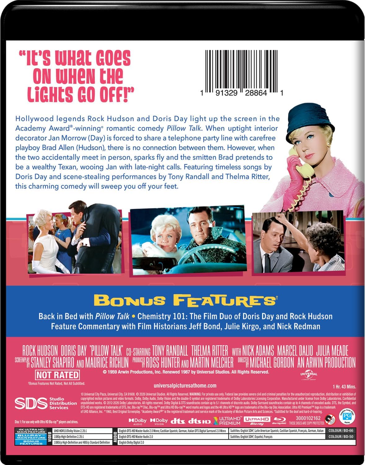 Detalle de Pillow Talk - 4K Ultra HD + Blu-ray