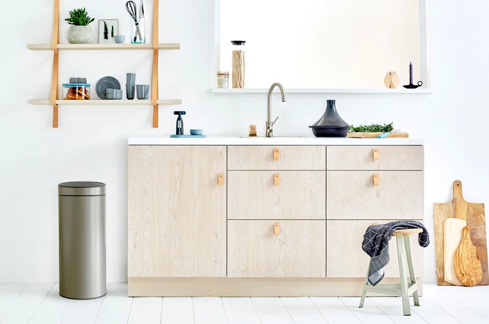 Thumbnail 17 de Brabantia Touch Bin 30 Liter Platinum 🗑