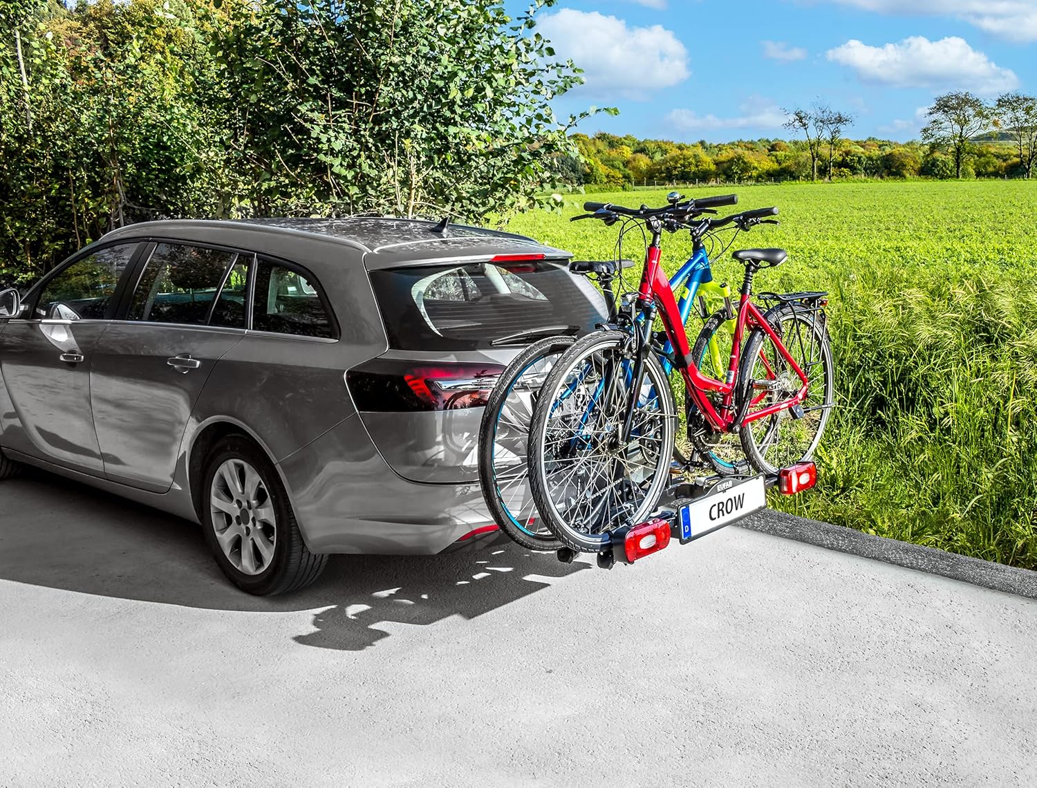 Thumbnail 4 de EUFAB 11563 Fahrradträger CROW – 2 Fahrräder, E-Bike geeignet, Diebstahlschutz, inkl. Schnellverschluss