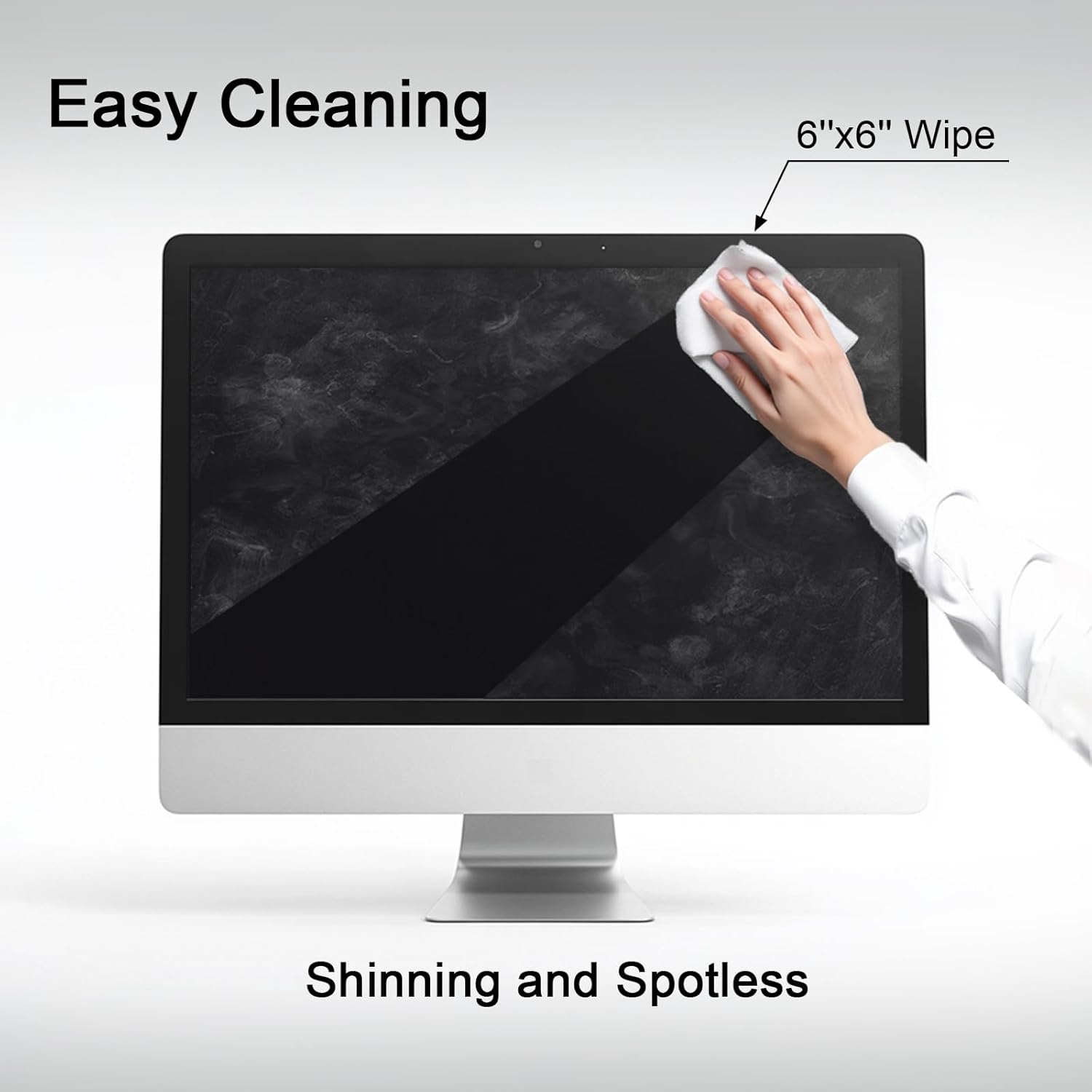 Detalle de ARCHXX Screen Wipes for Electronics (120 Count, 6x6) – Pre-Moistened Screen Cleaner