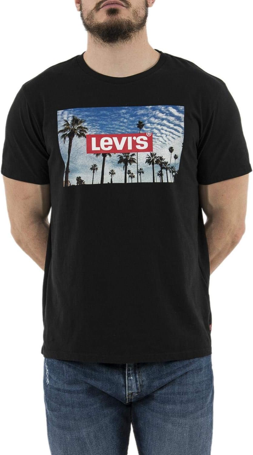 Thumbnail 1 de Levi's Graphic Set-in Neck T-Shirt White Hombre