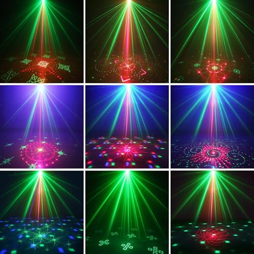 Detalle 2 de Nigecue 3 in 1 Discolicht Partylicht mit Fernbedienung – Musikgesteuert, Stroboskop & RGB-Hintergrundbeleuchtung