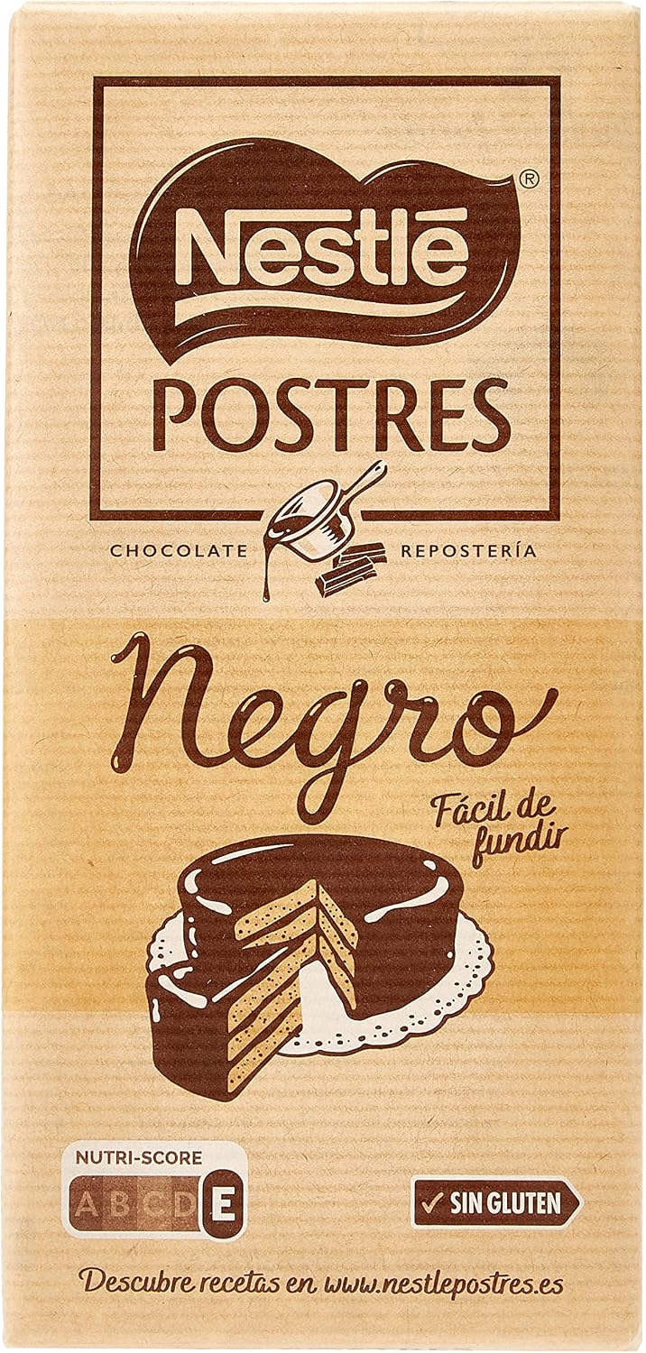 Detalle 2 de Nestlé Chocolate Negro para Fundir 20x200g 🍫