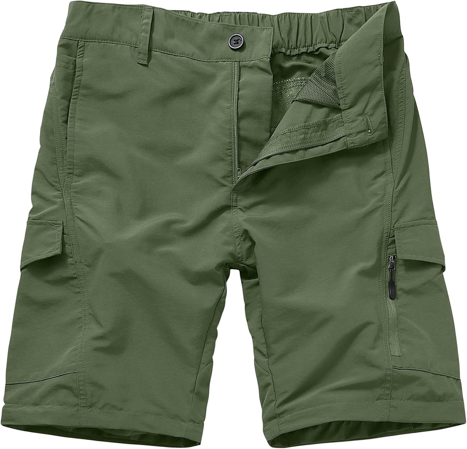 Detalle de Men's Hiking Pants Quick Dry Lightweight Fishing Convertible Zip-Off Safari Trousers