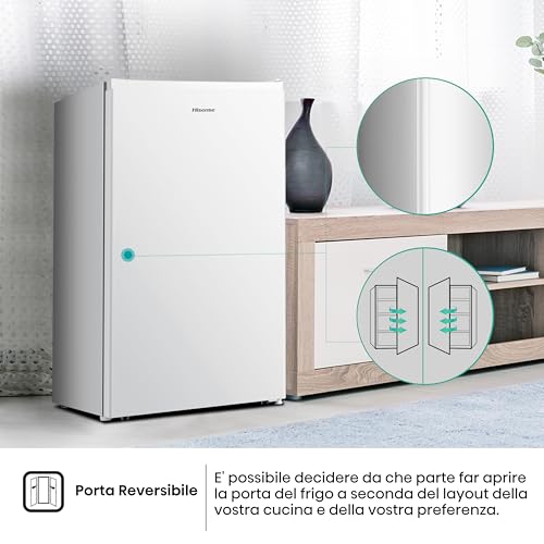 Detalle de Hisense MUR48092E Frigorifero Monoporta 94 L – Bianco, Classe E