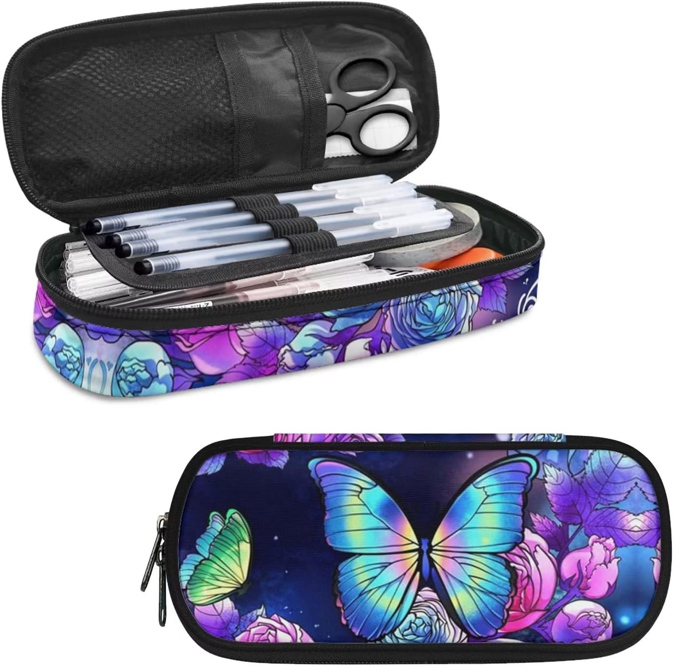 HELLHERO Dog Paw Print Pencil Case Large Capacity 🖊️