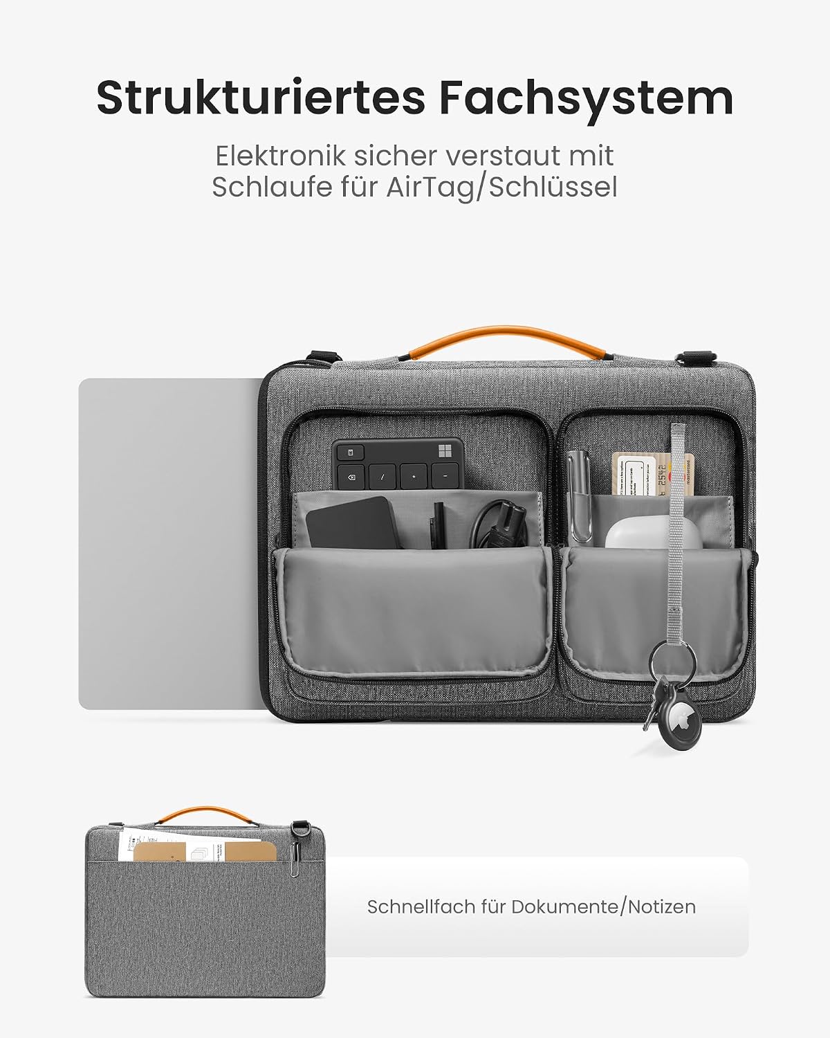 Detalle 2 de tomtoc Laptoptasche 16 Zoll Schutz