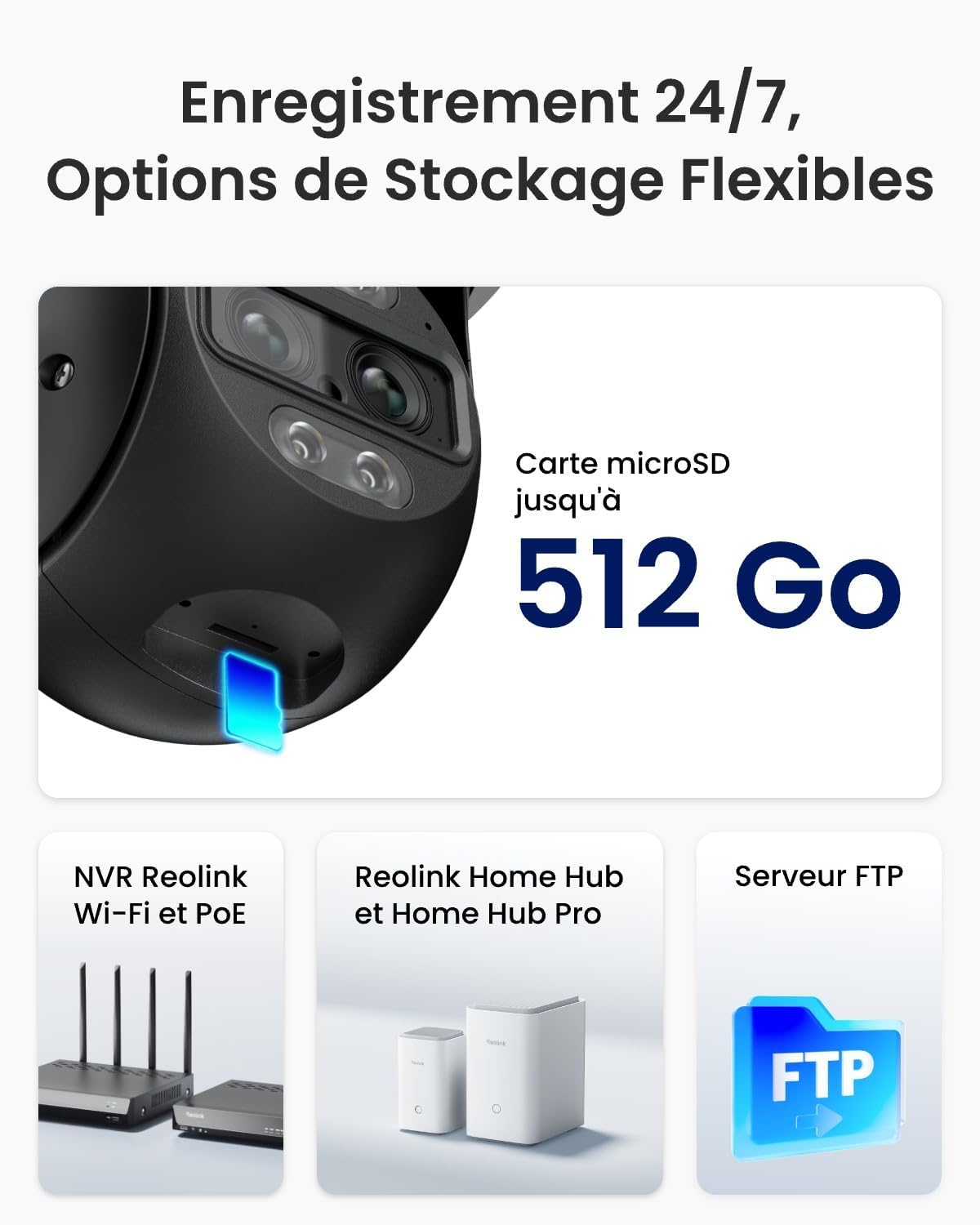 Thumbnail 6 de Reolink 4K PTZ WiFi extérieure double objectif (TrackMix) – Zoom 6X, Wi‑Fi 6 bi-bande, vision nocturne couleur