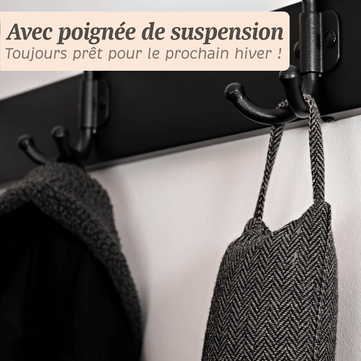 Thumbnail 6 de Praknu Boudin de porte Anti Froid 90cm Gris