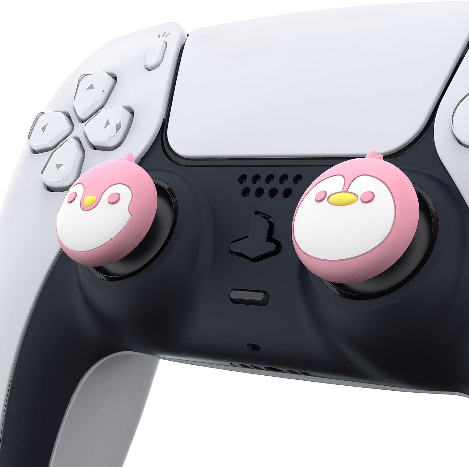 Detalle de PlayVital Penguin Thumb Grip Caps for PS5/4