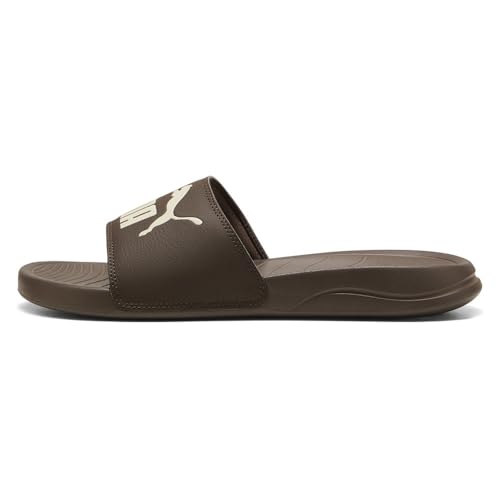 Detalle de PUMA Popcat 20 Slide - Sandalias unisex bronce Alpine Snow (4 UK, 37 EU)