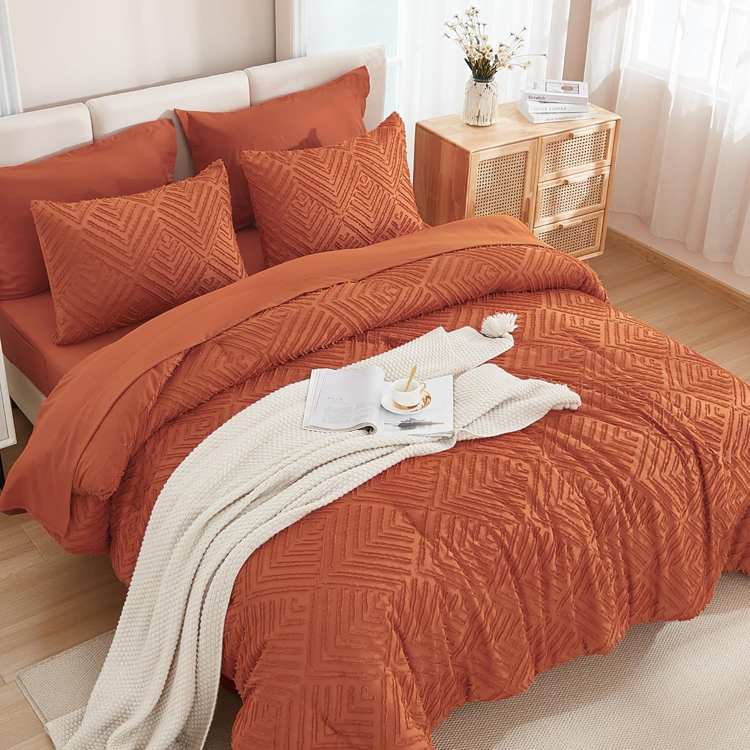 Thumbnail 1 de Andency King Size Comforter Set 7-piece