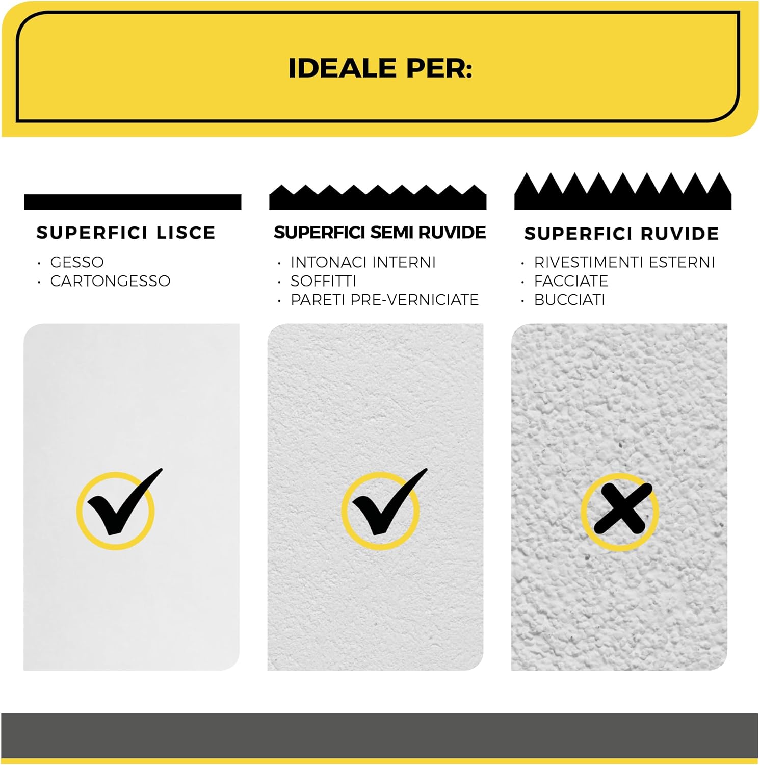 Thumbnail 3 de Boldrini Rouleau pour application mastic professionnel 23 cm avec poignée – fabriqué en Italie