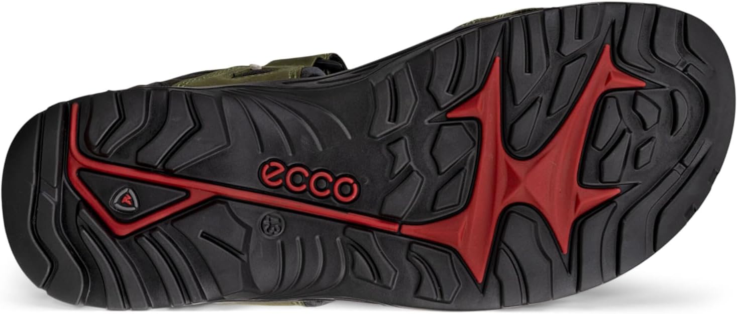 Detalle de ECCO Mens 2026 Offroad Yucatan Lightweight Flexible Durable Leather Sandals