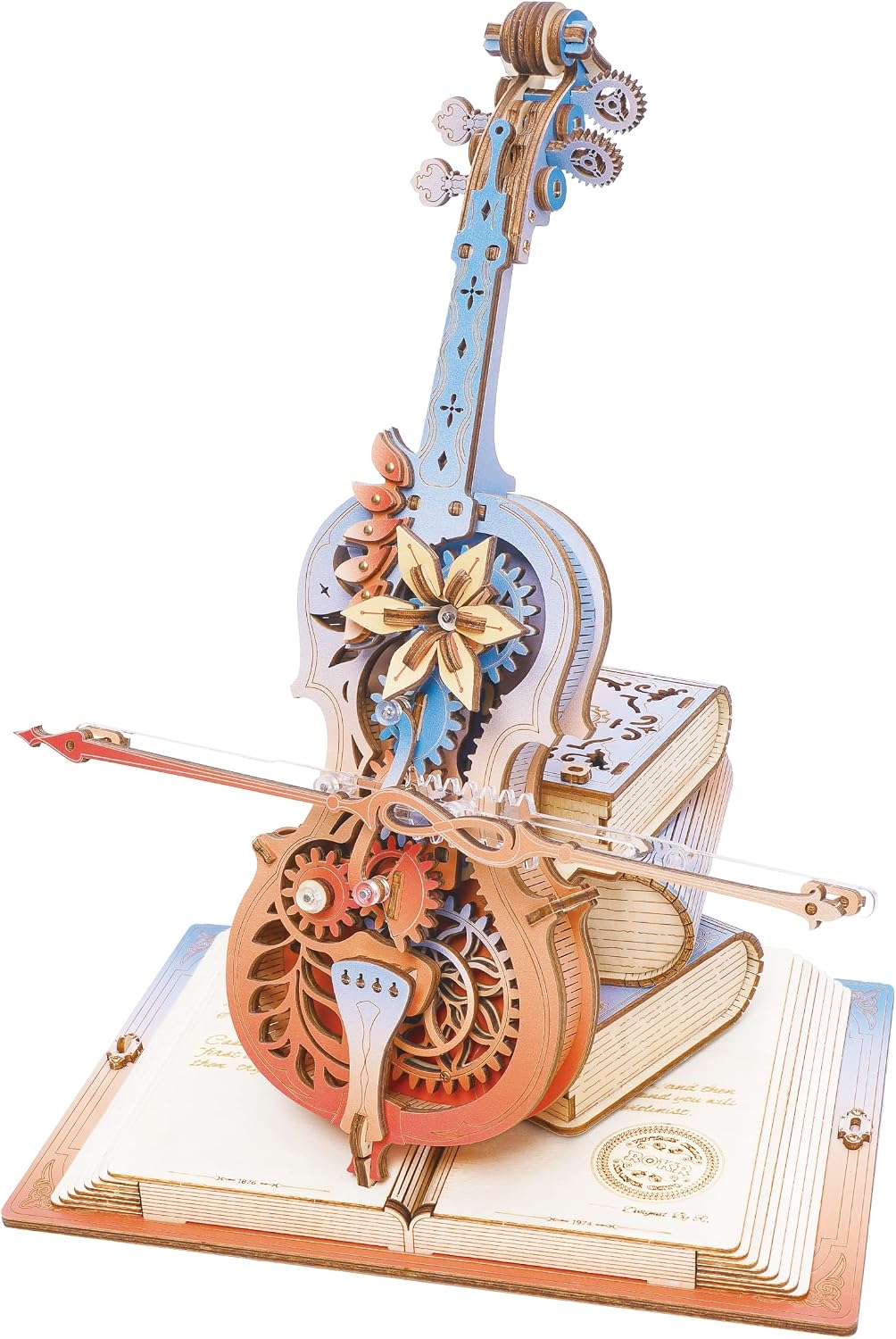 Detalle de ROKR AMK63M Puzzle en bois 3D Violoncelle 🧩