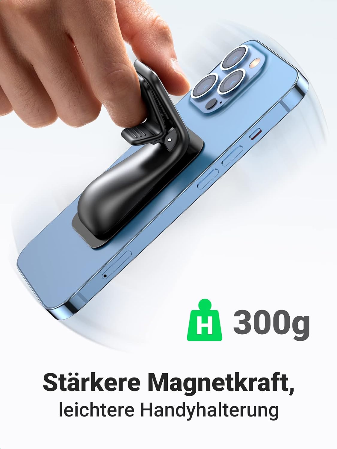 Thumbnail 5 de UGREEN Magnethalter Handy Auto KFZ – Magnetische Halterung mit 5 N52 Magneten, kompatibel mit iPhone 16/15 Pro Max/Plus, 14–13, Galaxy S23 Ultra, Mate 60 Pro und mehr