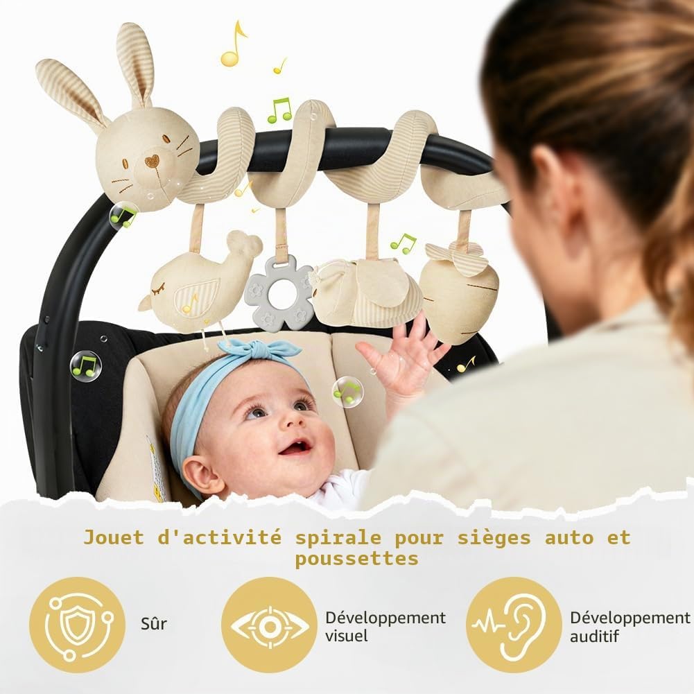 Detalle 1 de Vicloon Spirale d'activité Lapin pour poussette