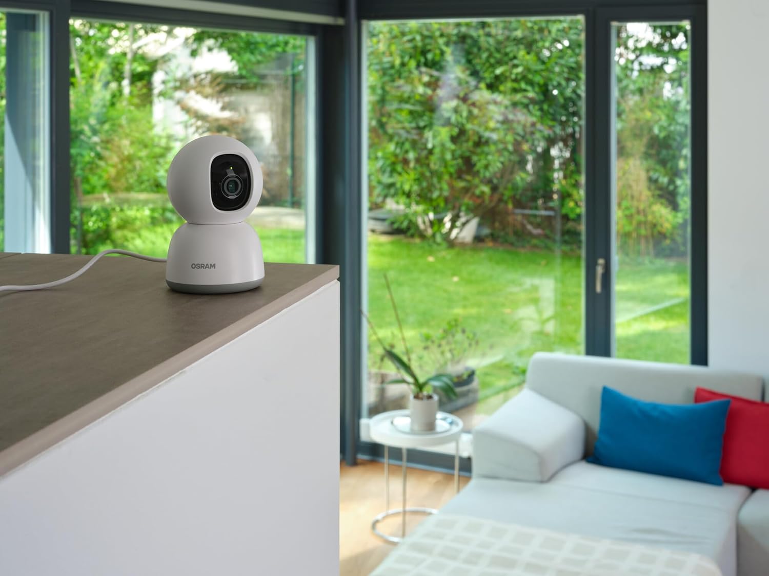 Thumbnail 6 de OSRAM Telecamera SMART+ WiFi 360° 4MP 2K QHD con Pan-Tilt, visione notturna 7m e audio bidirezionale