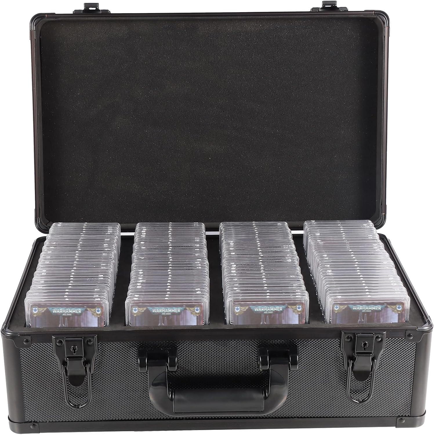 Detalle de EcoVibe Graded Card Case aluminum alloy trading card storage box with handle (PSA/BGS/SGC/CSG slab storage)