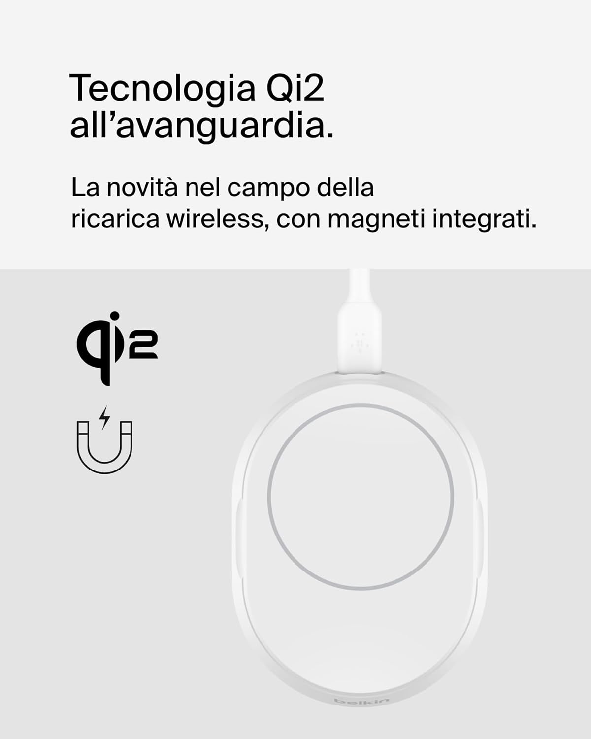 Thumbnail 5 de Belkin BoostCharge Pro: Supporto di Ricarica Magnetico 15W Qi2 convertibile per iPhone e altri dispositivi